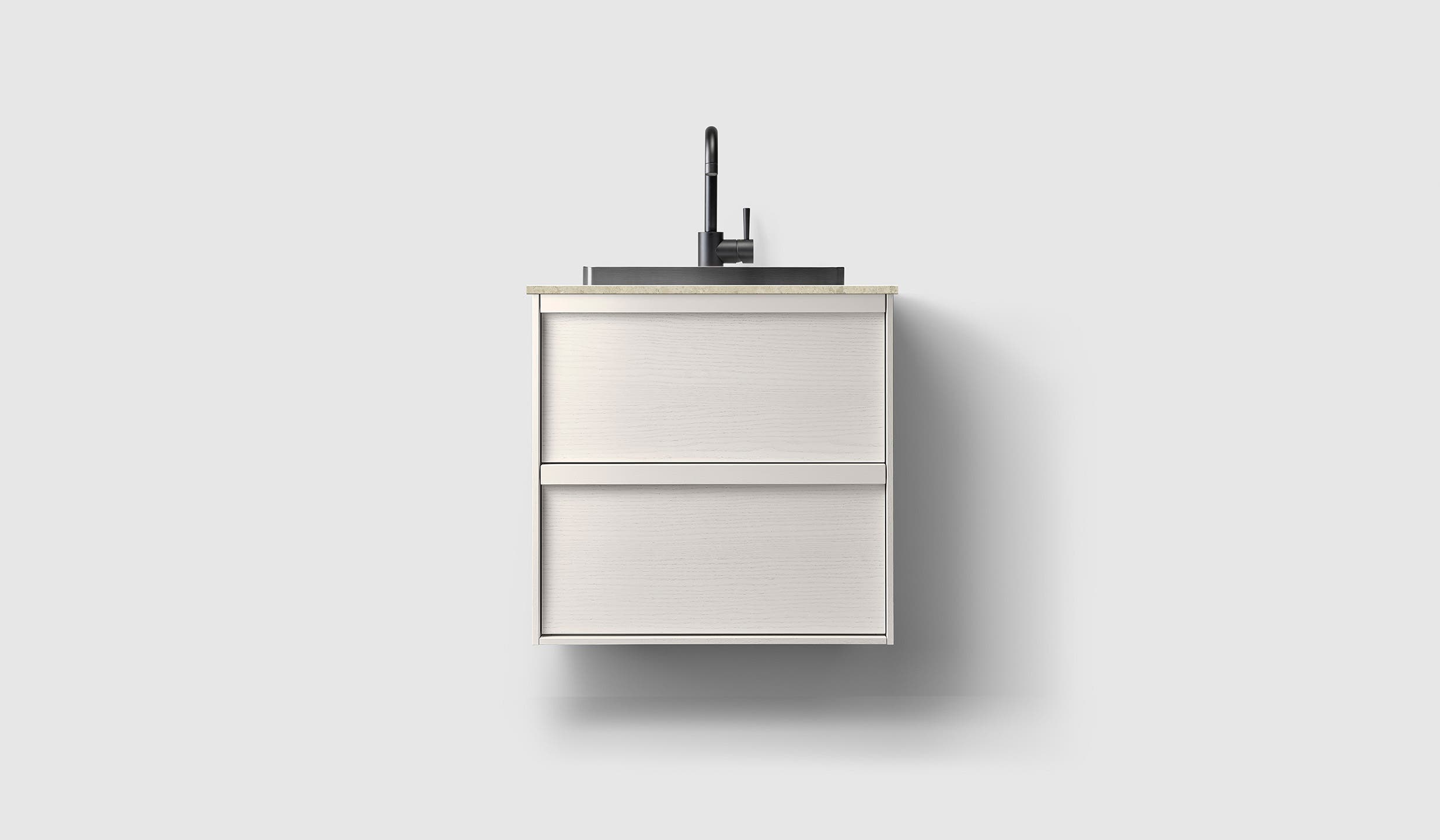 H2/60 - White Wood - NI/Black Chrome