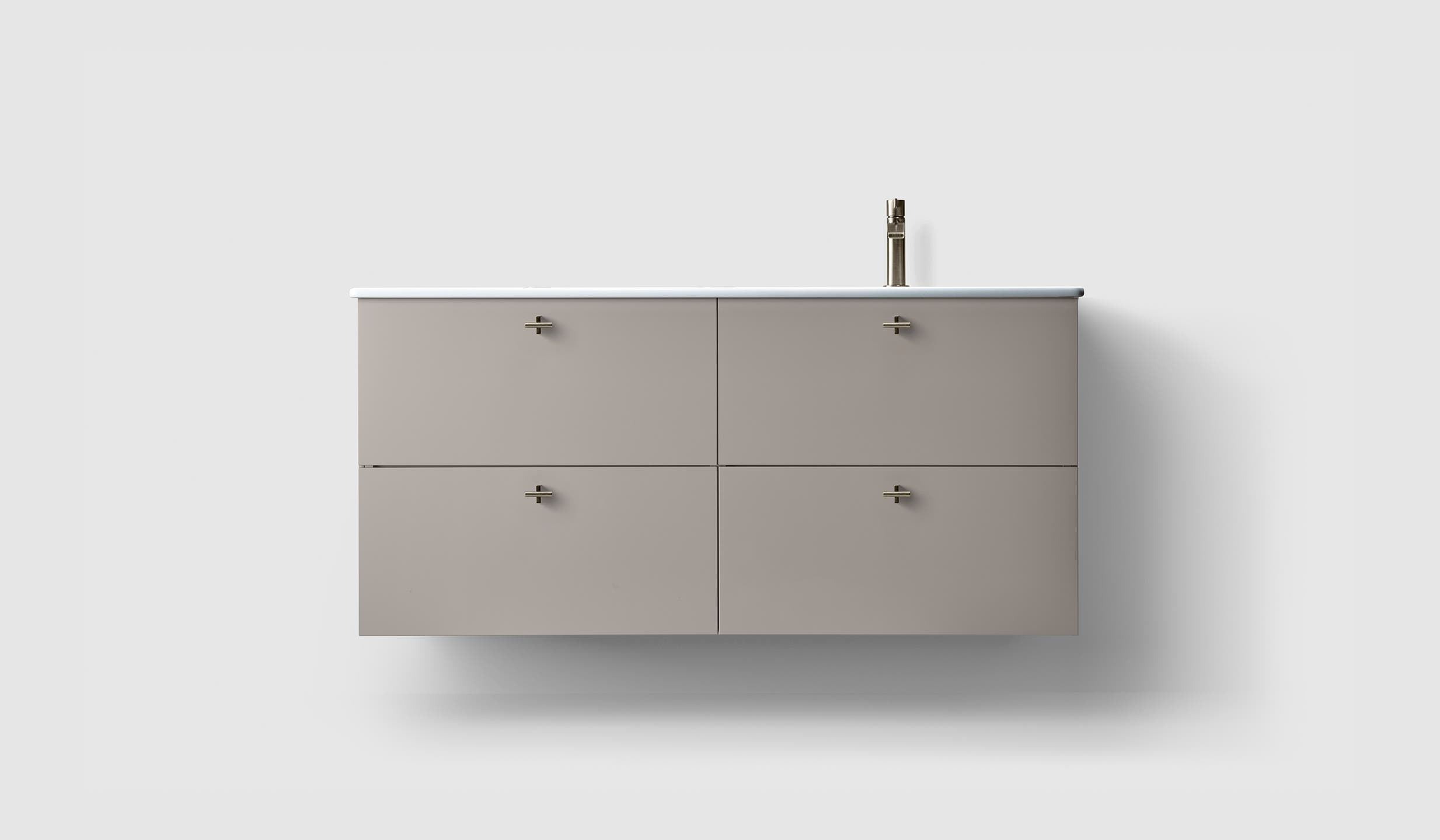 H3/120 - Warm Grey - Porcelain R - A2.02 Brushed Nickel