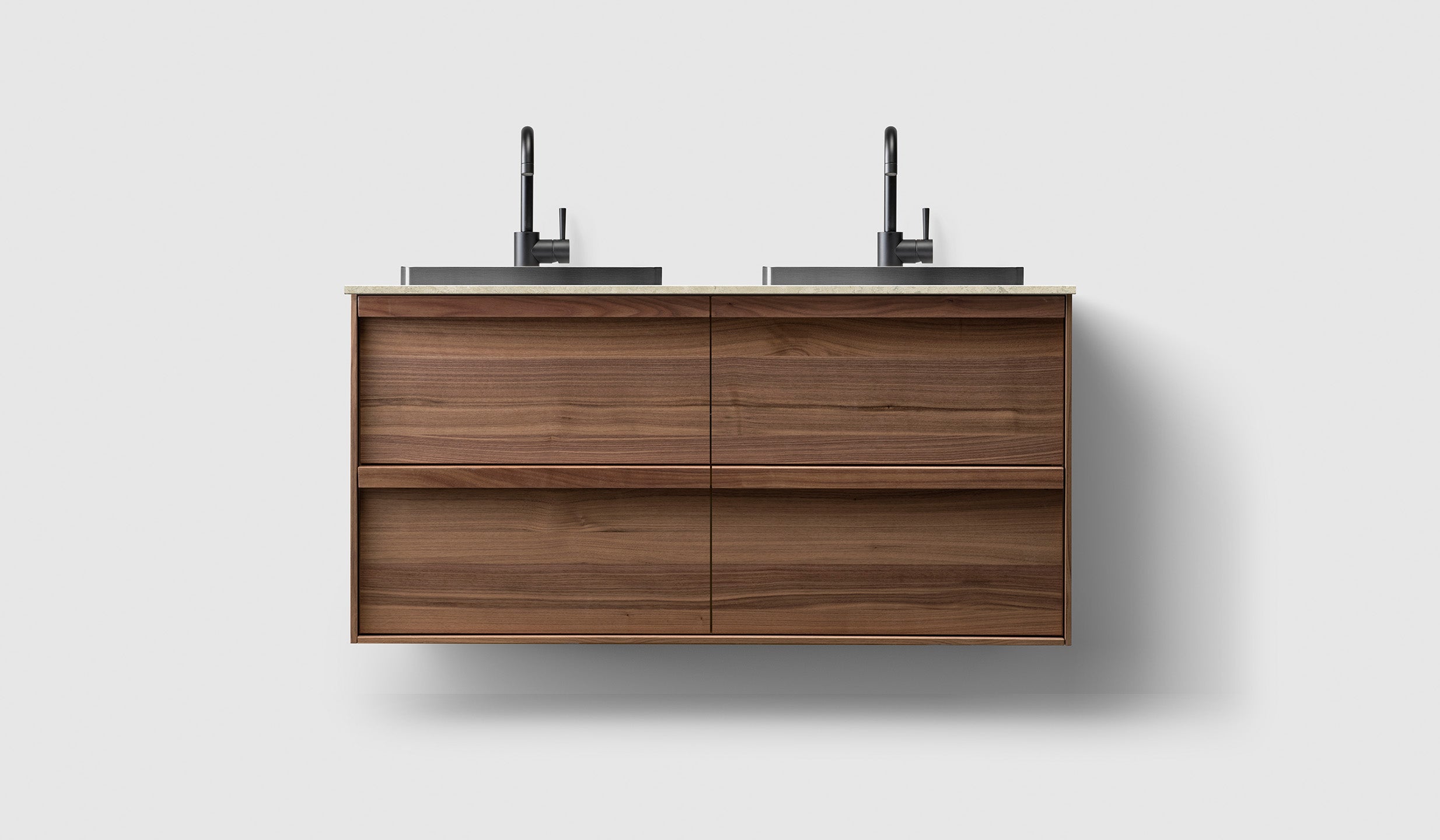 H2/120 - Walnut Wood - AO/Black Chrome