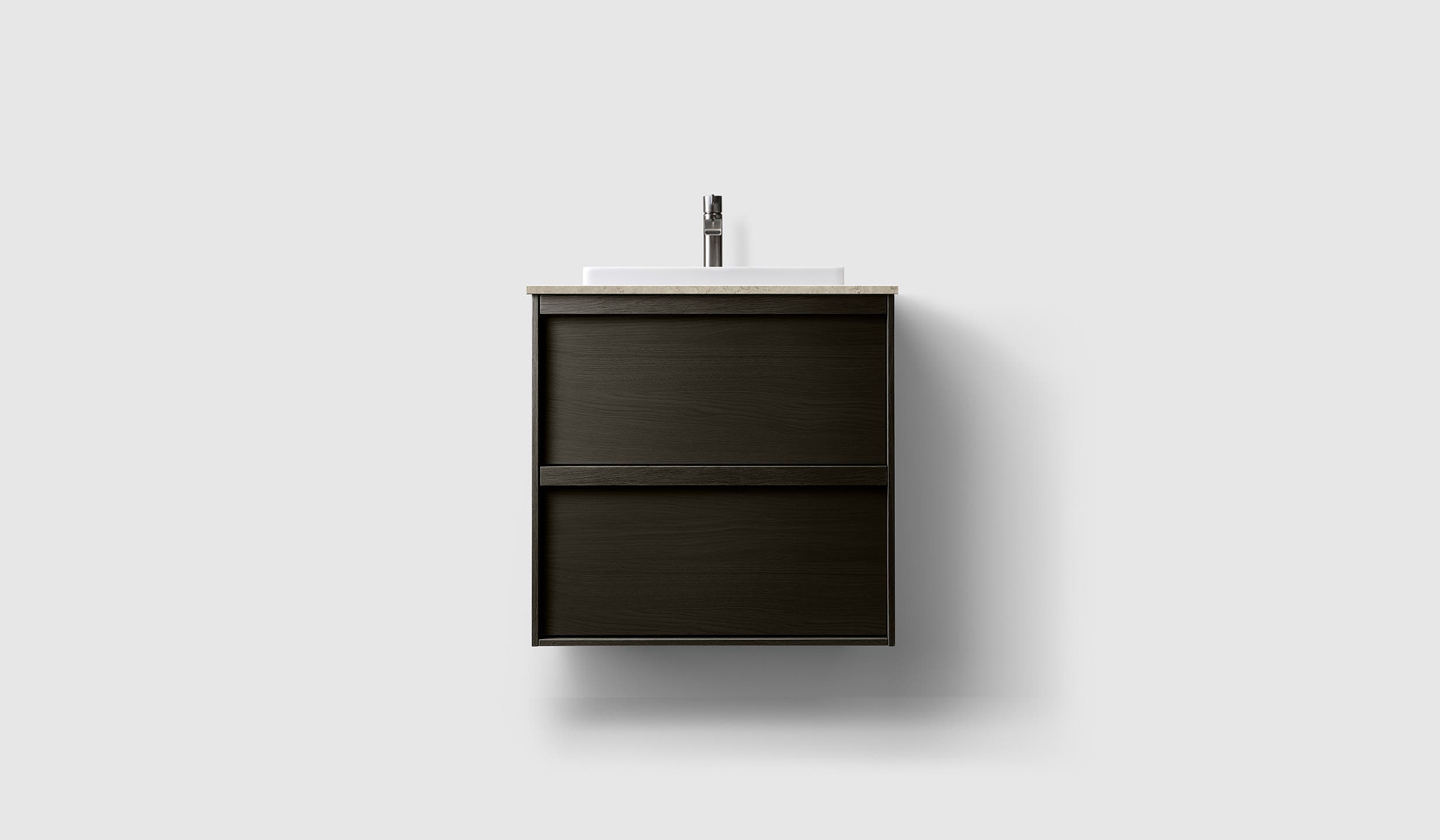 H2/60 - Dark Wood - AOH/S2 White Solid