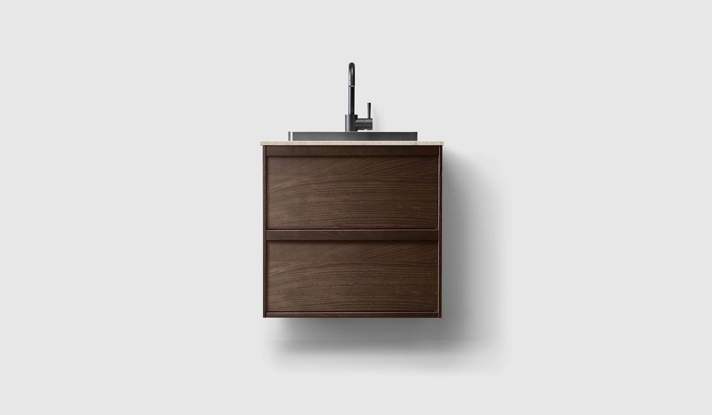 H2/60 - Smoked Oak Wood - NI/Black Chrome
