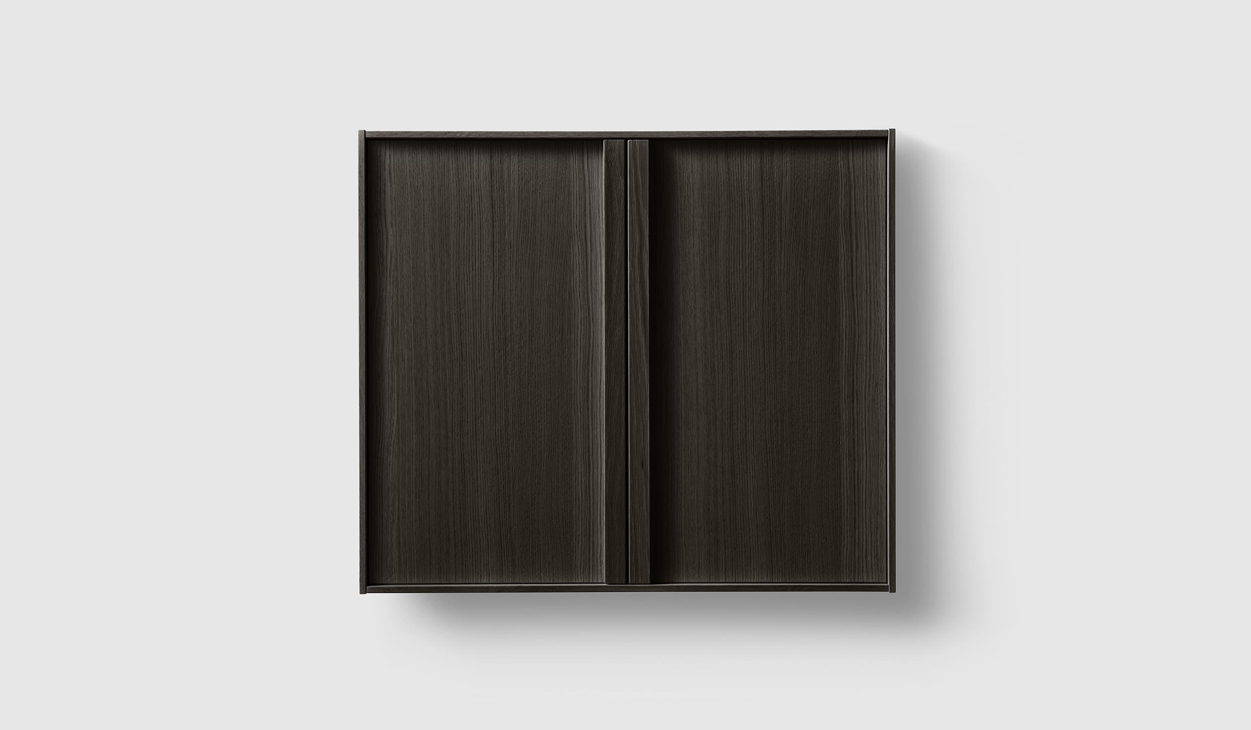 H2 C80 Dark Wood H2 Laundry Cabinet