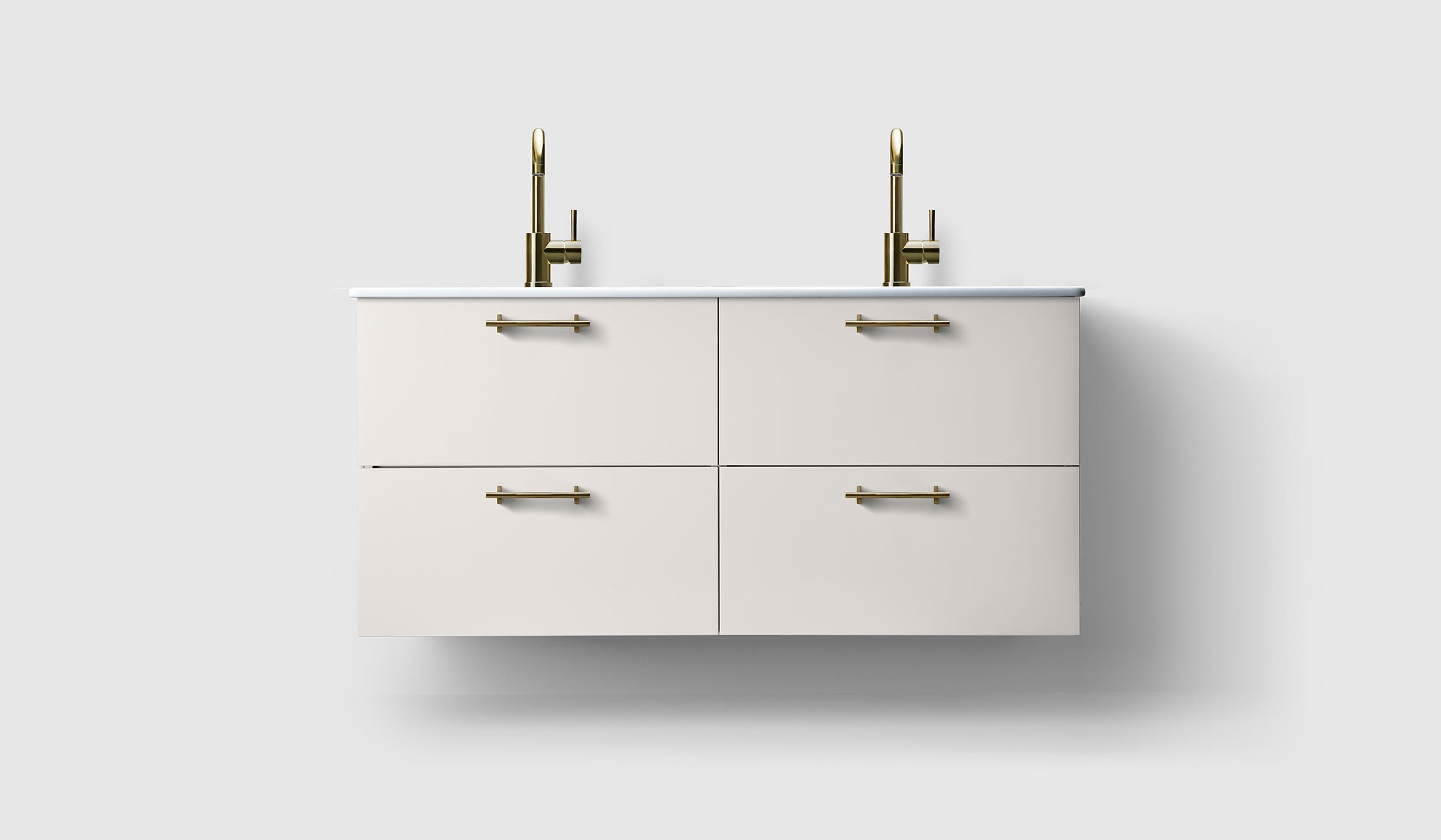 H3/120 - White - Porcelain - A2.03 Brass