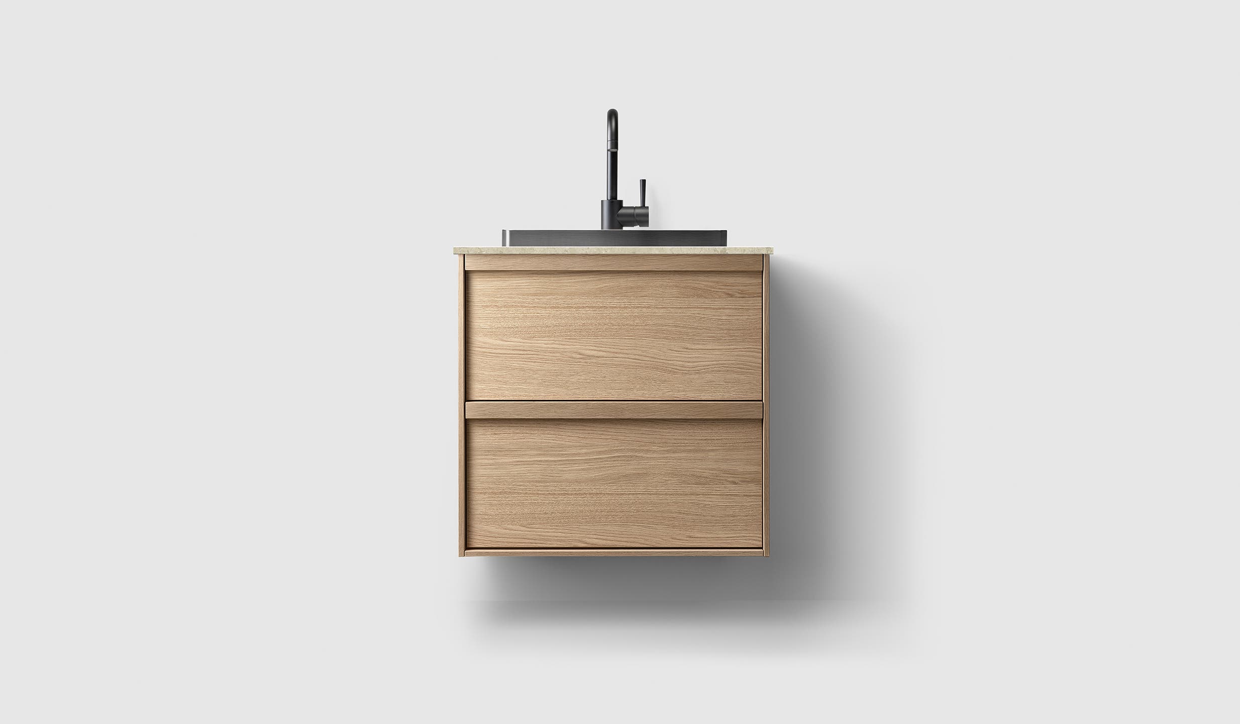 H2/60 - Oak Wood - NI/Black Chrome