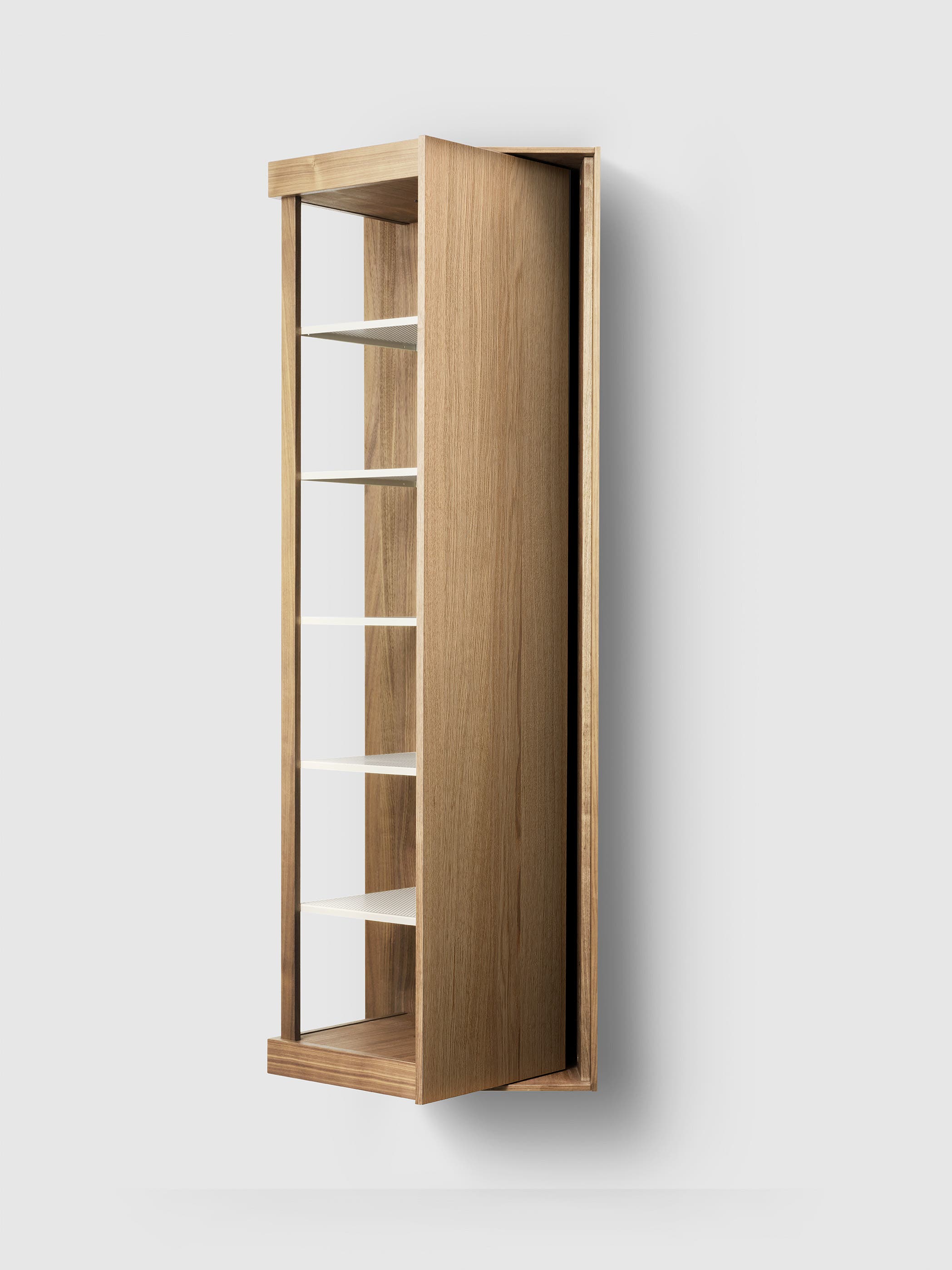 H2/TC42 Spin Oak Wood H2 Tall Cabinet