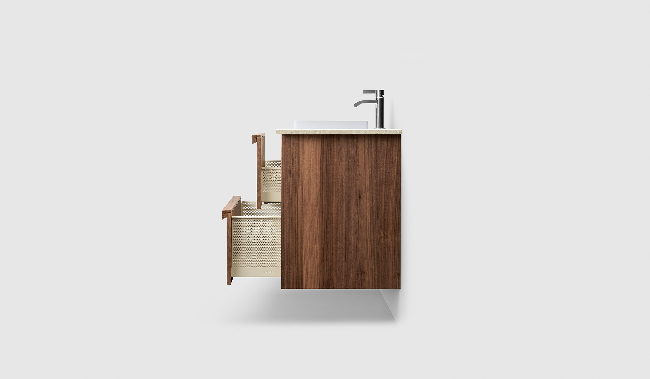 H2/100 - Walnut Wood - KL/White S