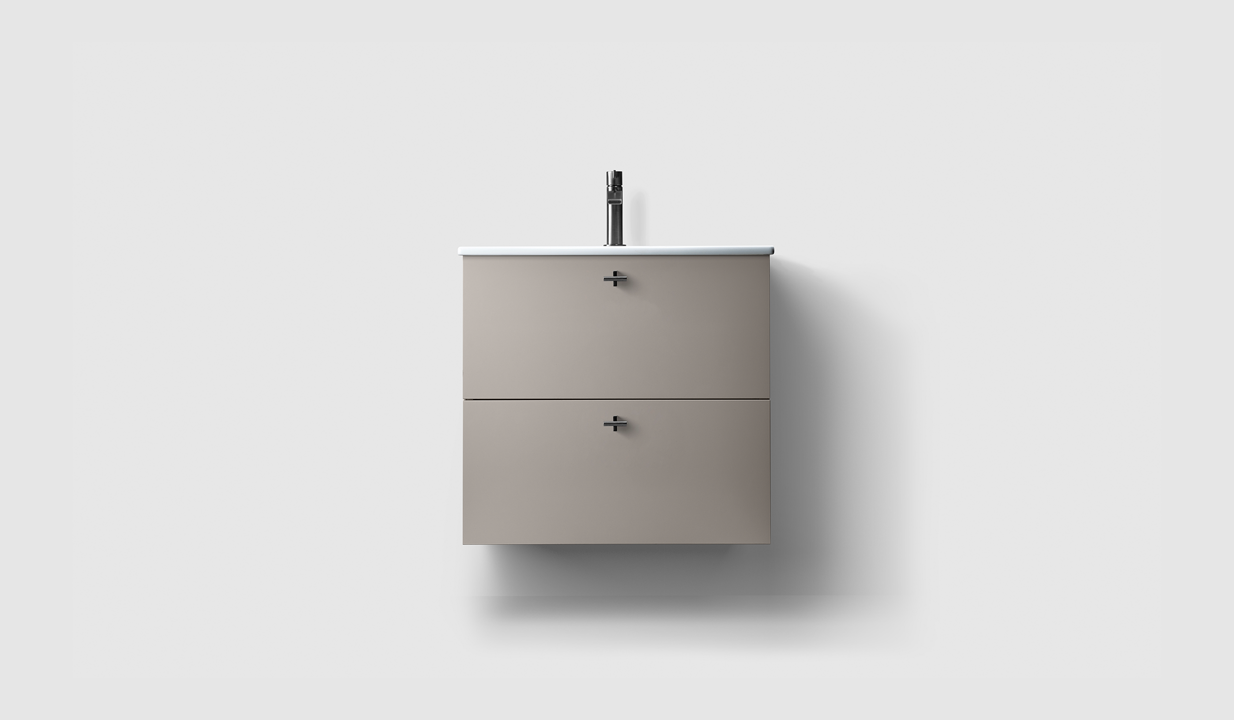 H3/60S - Warm Grey - Porcelain - A2.02 Brushed Black Chrome