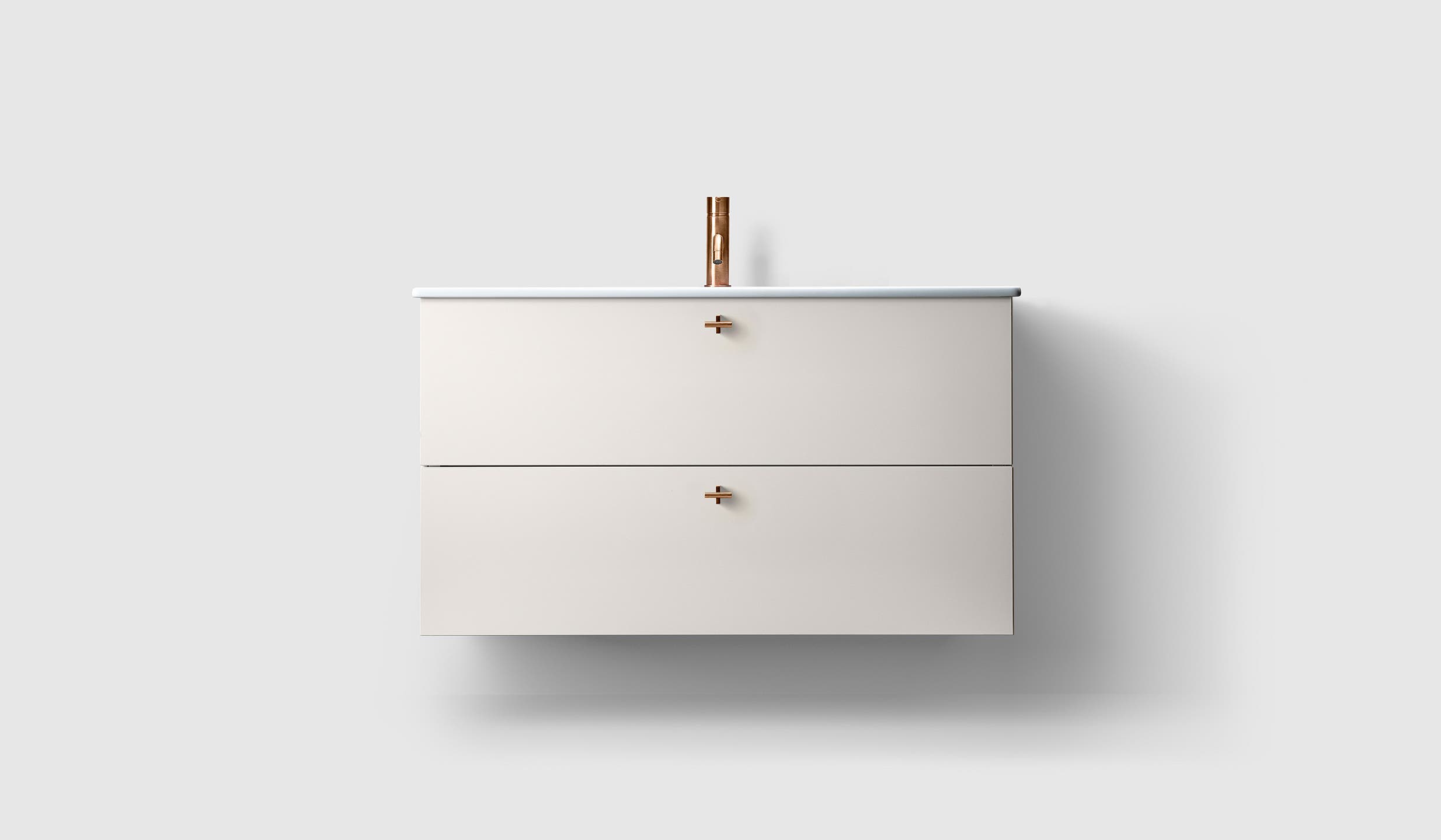 H3/100 - White - Porcelain - A2.02 Copper PVD