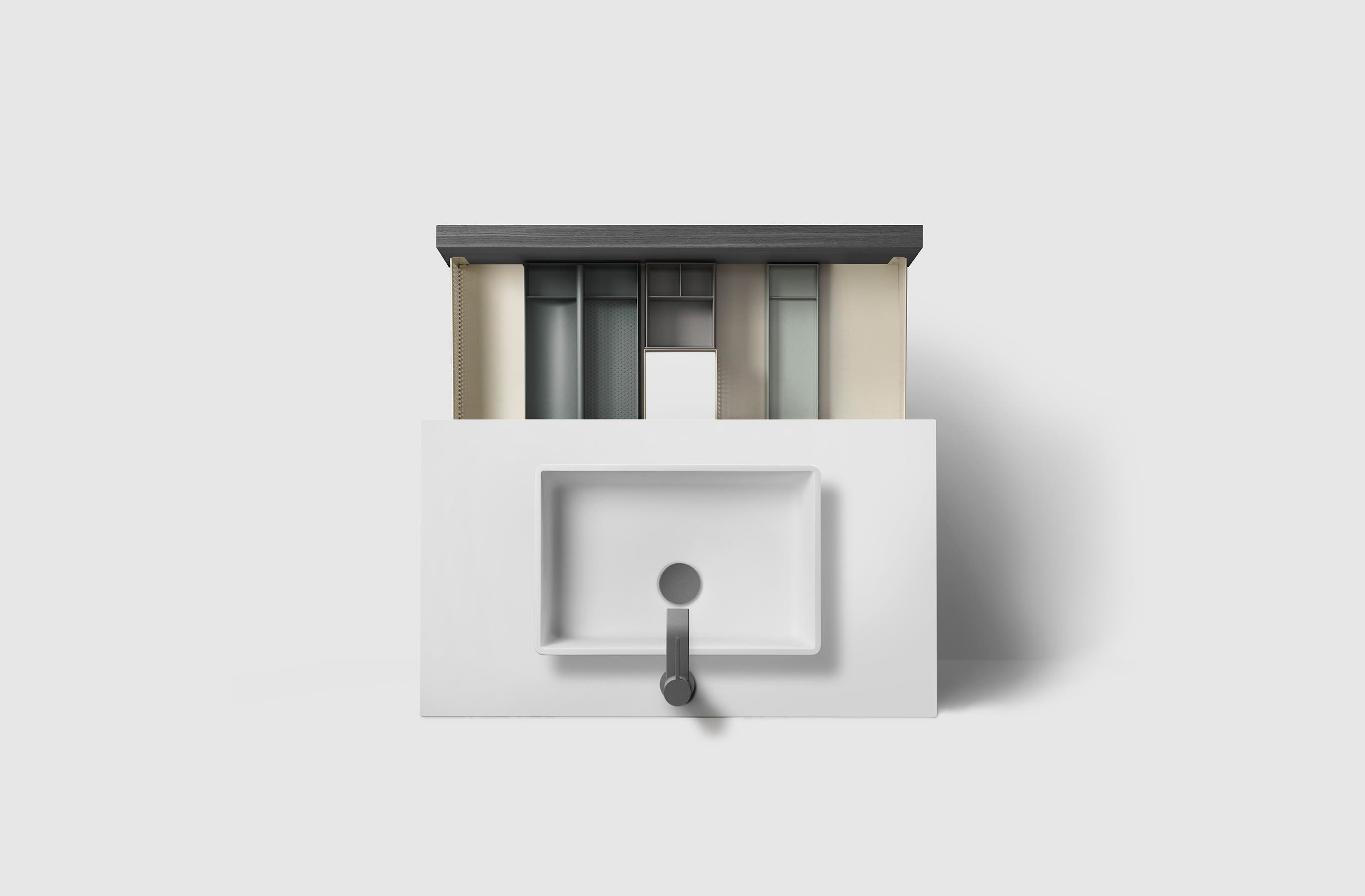 Toniton H2/80 - Deep Grey - White Solid