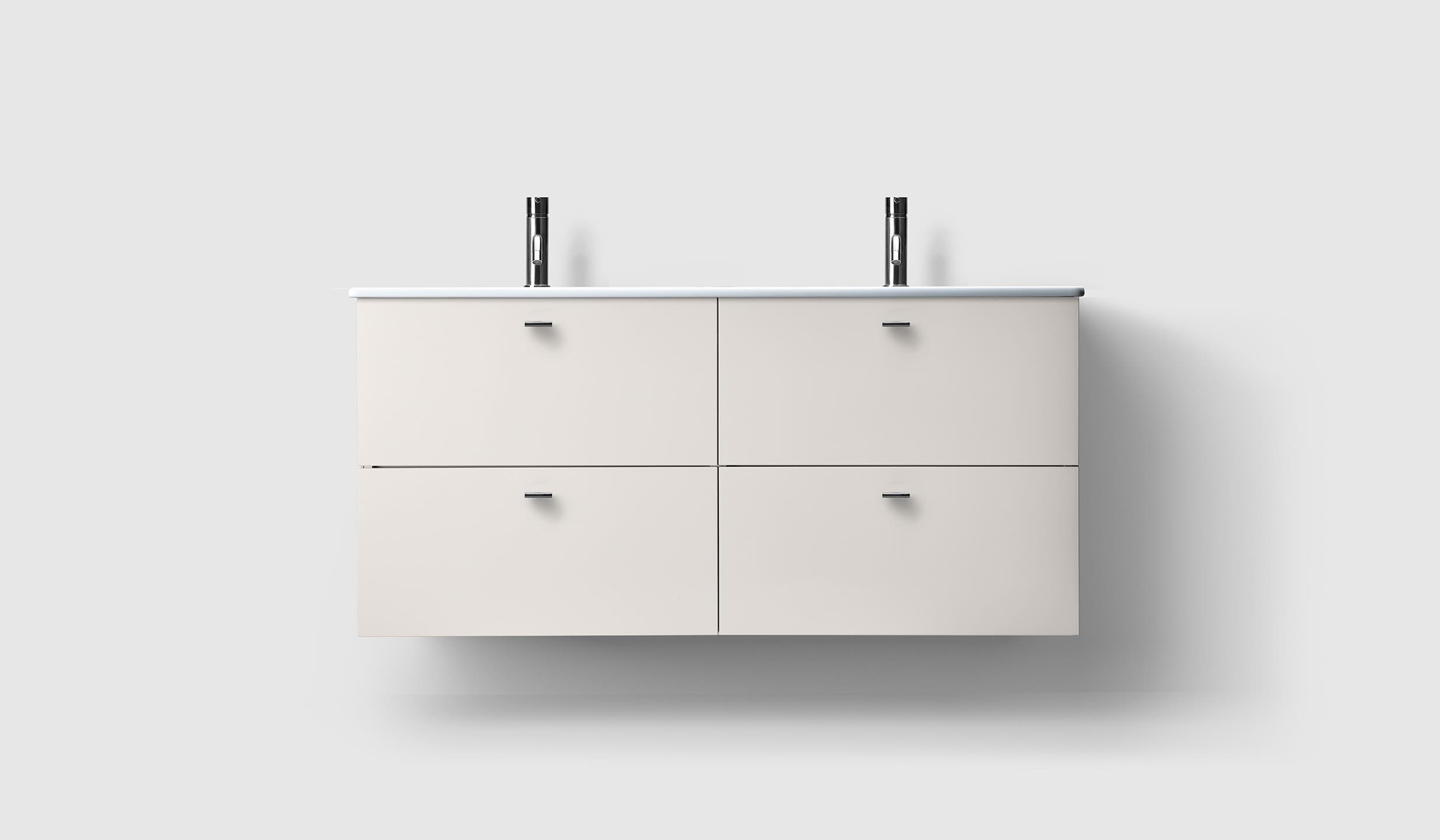 H3/120 - White - Porcelain - A2.04 Chrome