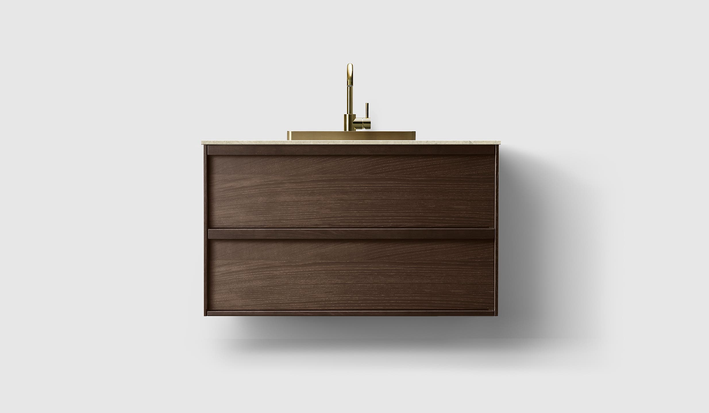 H2/100 - Smoked Oak Wood - KL/Brass