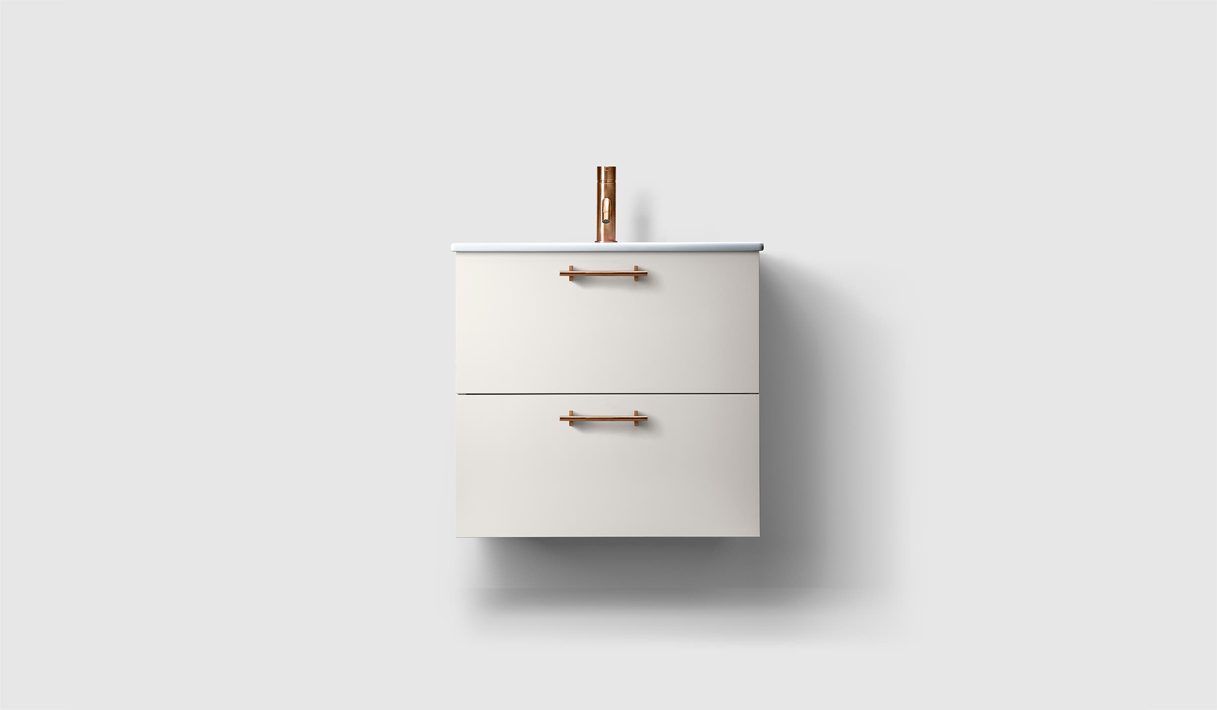 H3/60S - White - Porcelain - A2.03 Copper PVD